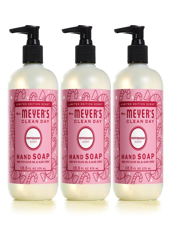 Mrs. MEYER'S CLEAN DAY Liquid Hand Soap, Peppermint, 12.5 oz (Pack of 3) - Image 1